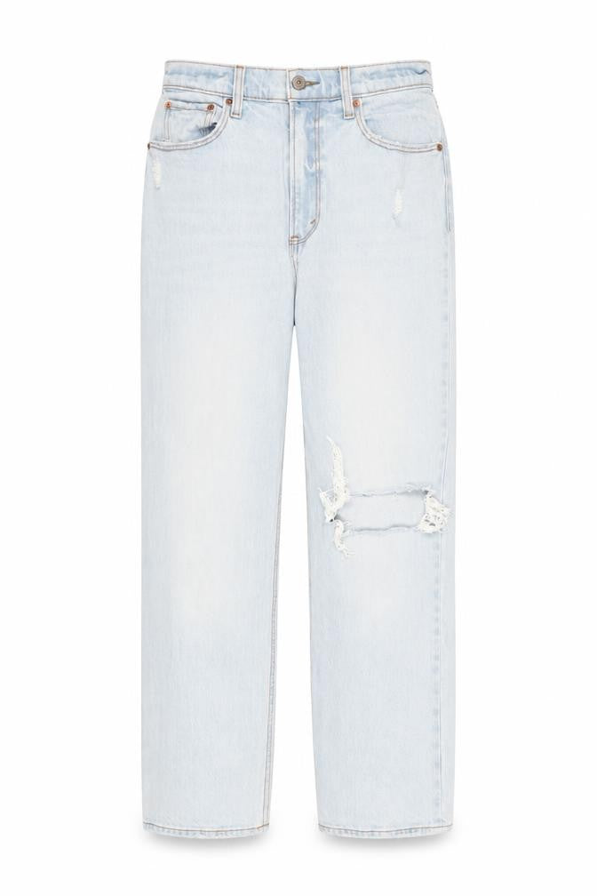 Womens UK Size 4 Abercrombie & Fitch Regular Fit Straight Blue Jeans