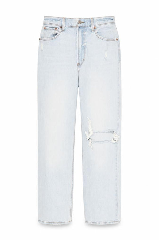 Womens UK Size 4 Abercrombie & Fitch Regular Fit Straight Blue Jeans