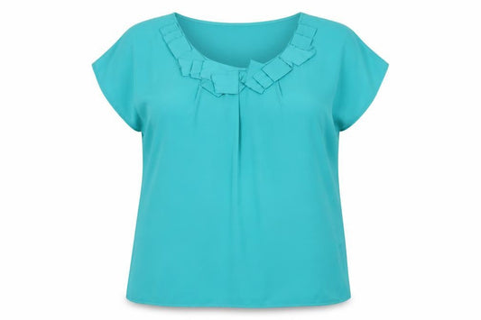 Windsmoor Women's Green Bow Accent Blouse Size 20