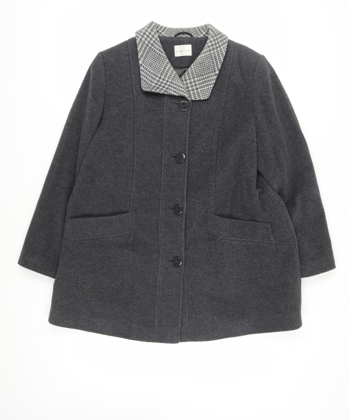 Womens UK Size 16 Eastex Grey Basic Jacket