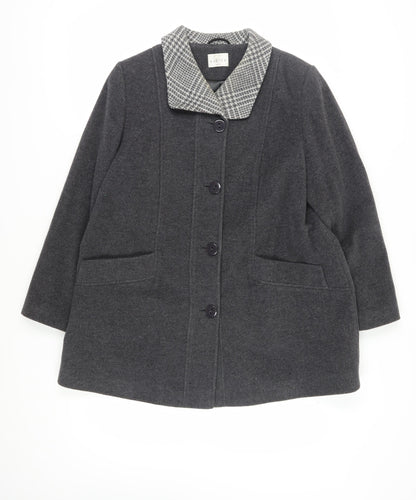 Womens UK Size 16 Eastex Grey Basic Jacket