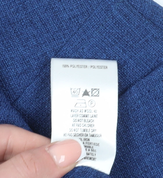 Eastex Women's Blue Three-Button Blazer - Size 14