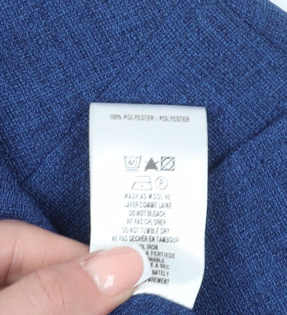 Eastex Women's Blue Three-Button Blazer - Size 14