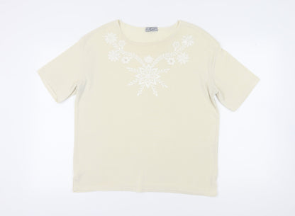 Womens UK Size 2XL Must Beige  T-Shirt