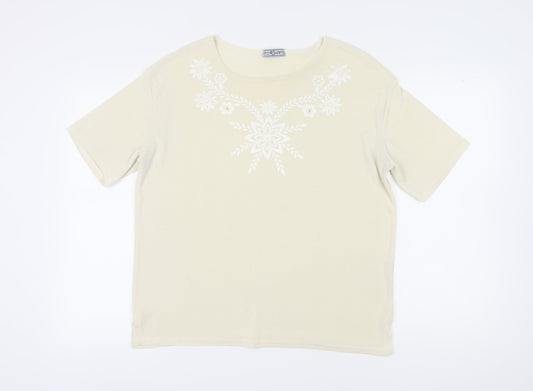 Womens UK Size 2XL Must Beige  T-Shirt