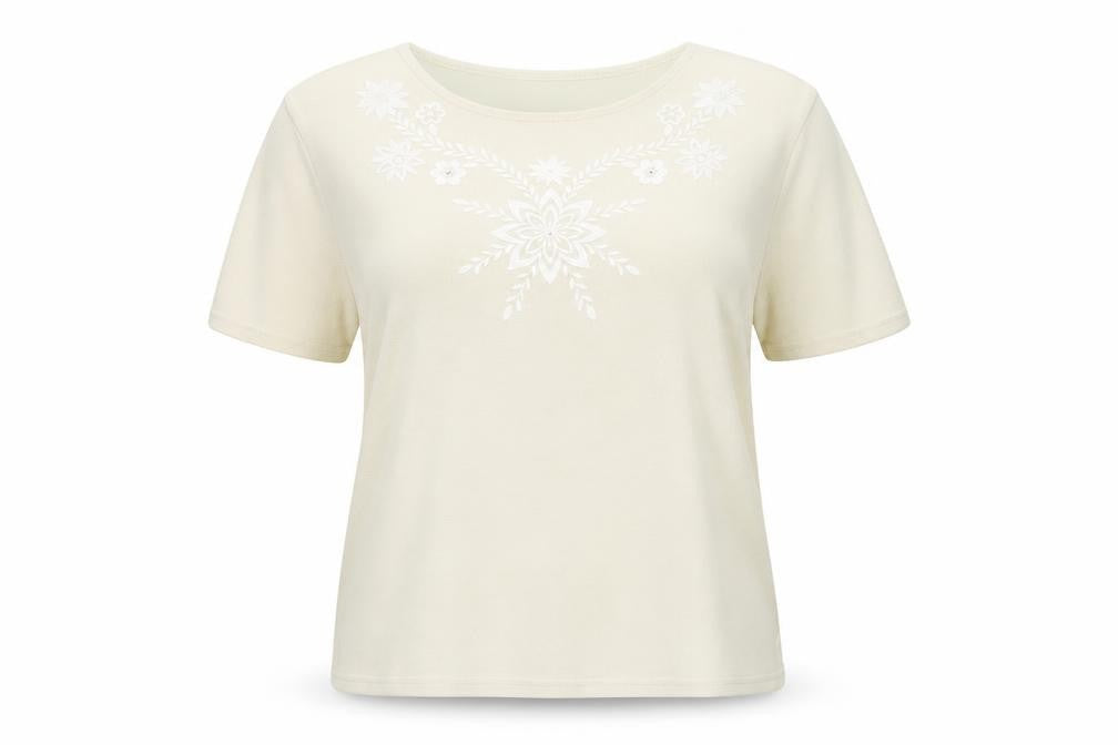 Womens UK Size 2XL Must Beige  T-Shirt