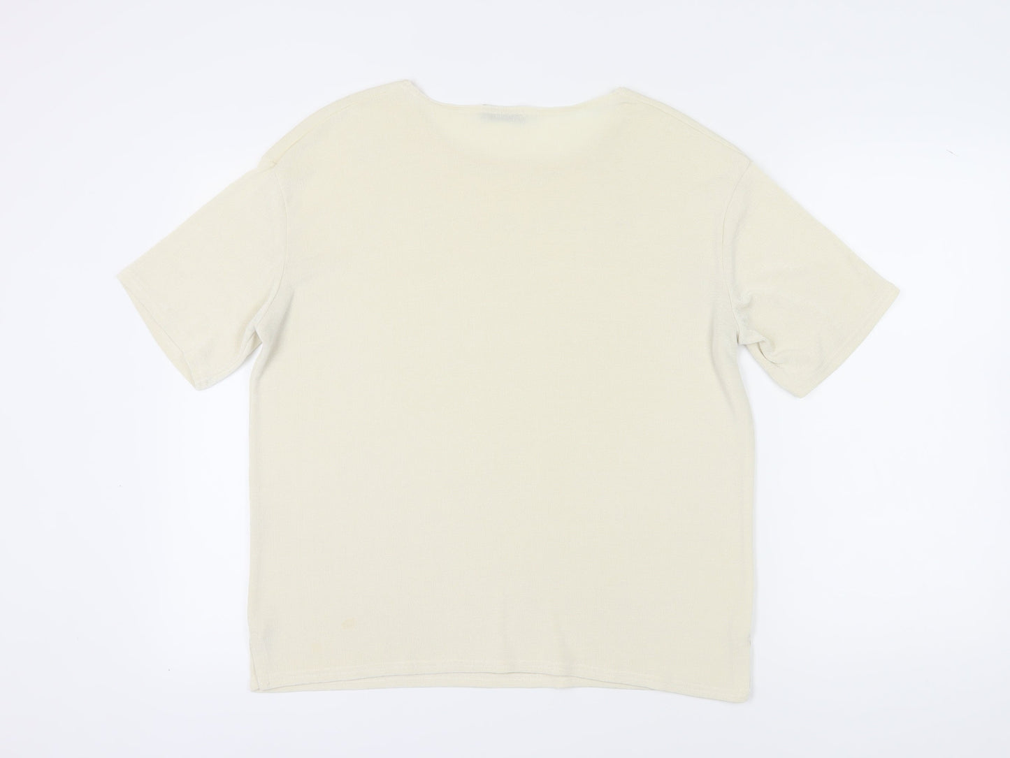 Womens UK Size 2XL Must Beige  T-Shirt