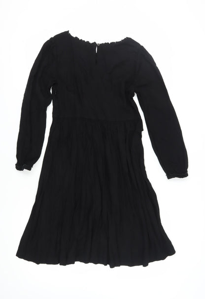 Boden Women's Black A-Line Dress - Size 10