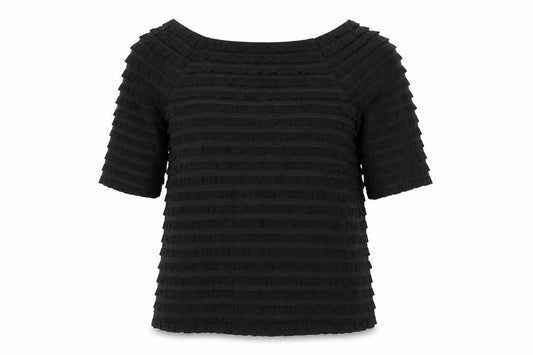 Womens UK Size M Alexon Black Basic Blouse