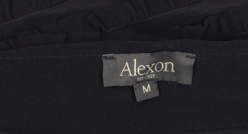 Alexon Women's Black Boat Neck 3/4 Sleeve Blouse