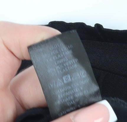 Alexon Women's Black Boat Neck 3/4 Sleeve Blouse