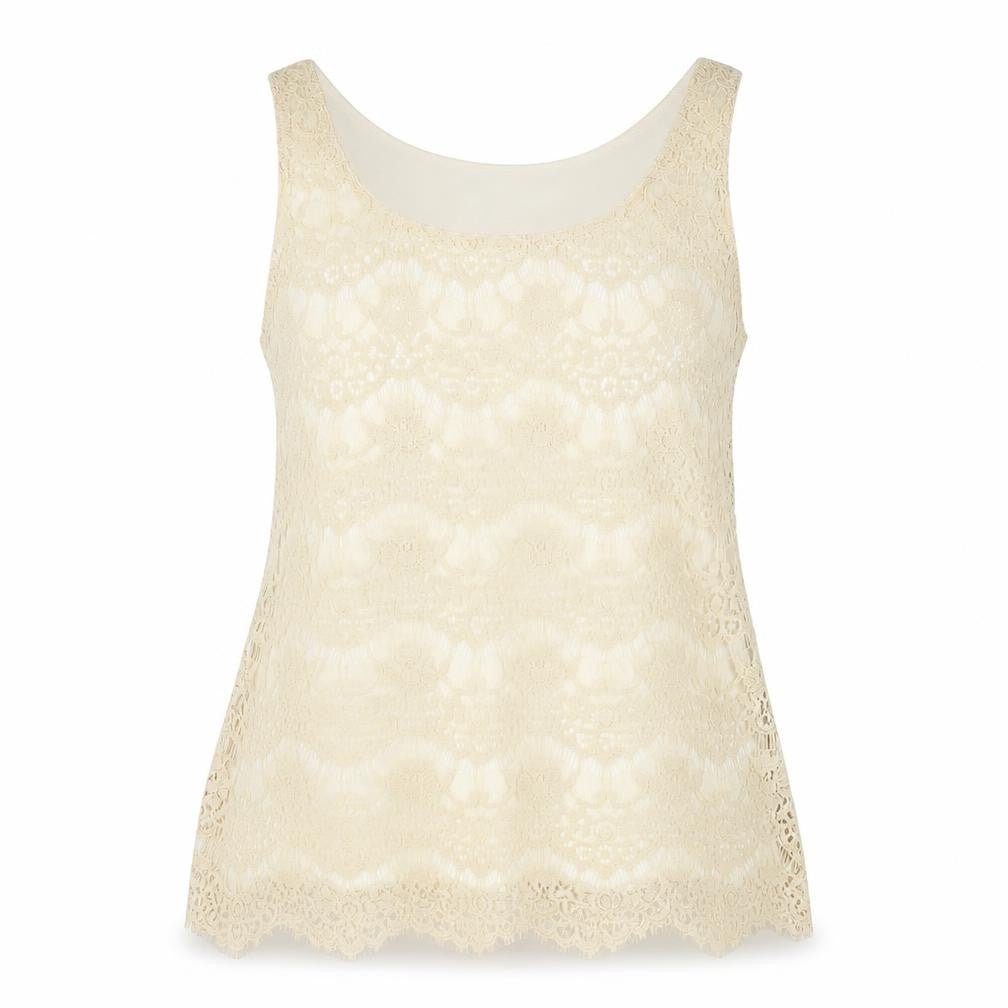 Womens UK Size S Banana Republic Beige Camisole Tank