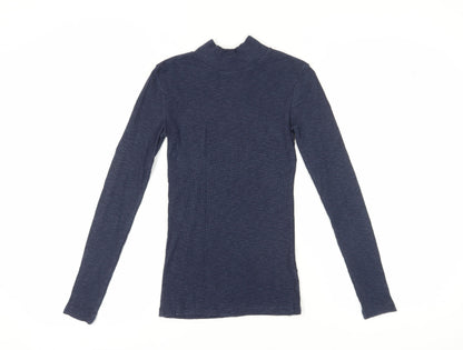 Womens UK Size 6 Fat Face Blue Basic T-Shirt