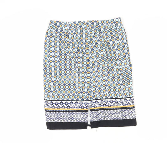 Van Heusen Women's Multicoloured Pencil Skirt Size 4