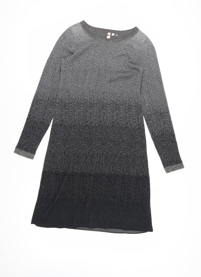 White Stuff Women's Grey Shift Dress Size 8