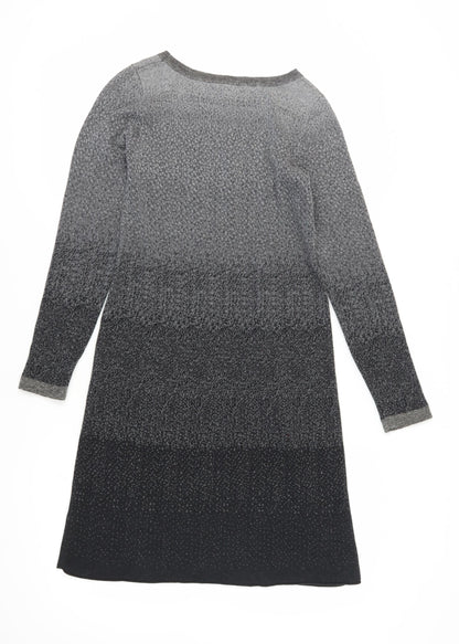 White Stuff Women's Grey Shift Dress Size 8