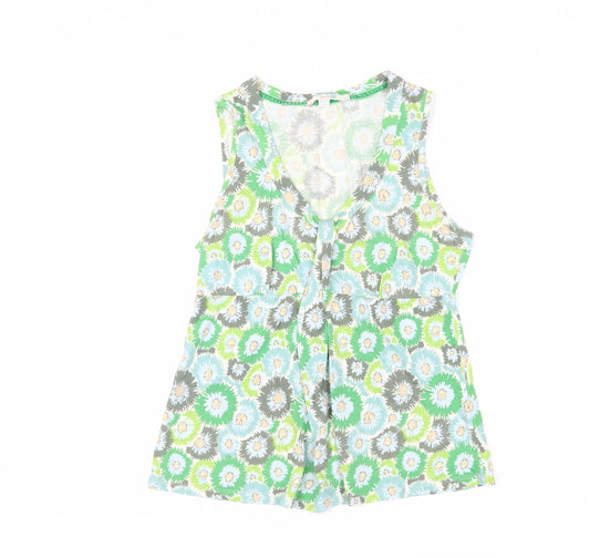 Boden Women's Multicoloured Floral Tank - Size 12