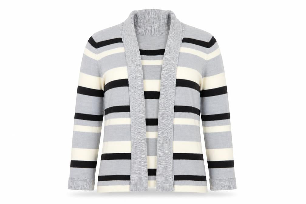 Womens UK Size 14 Eastex Multicoloured Cardigan Jumper