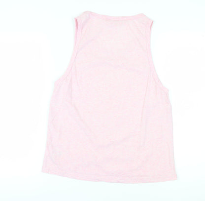 Superdry Men's XS Pink Sleeveless Logo Tank Top