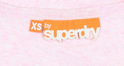 Superdry Men's XS Pink Sleeveless Logo Tank Top