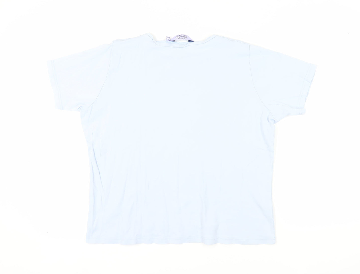 Womens UK Size 18-20 Honor Millburn Blue Basic T-Shirt
