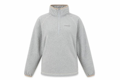 Womens UK Size 10 Craghoppers Grey Henley Sweatshirt
