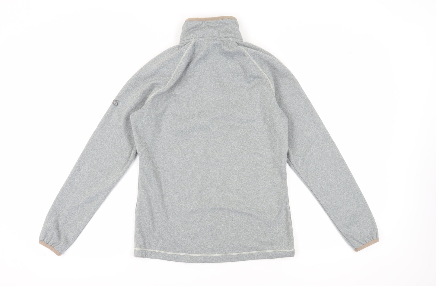 Craghoppers Women's Grey 1/2 Zip Henley Sweatshirt Size 10
