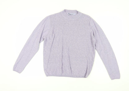 Womens UK Size M Honor Millburn Purple Pullover Jumper