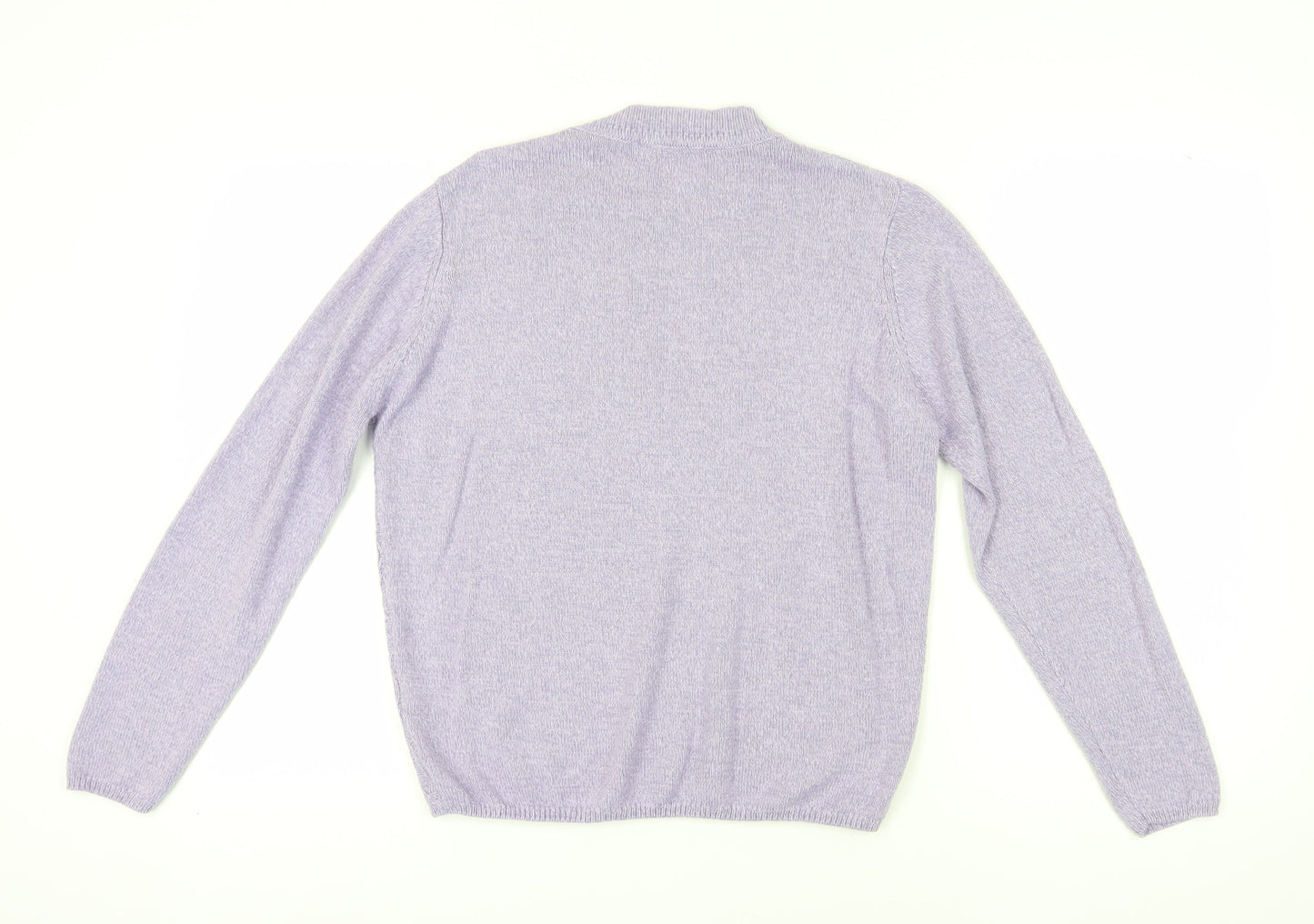 Womens UK Size M Honor Millburn Purple Pullover Jumper