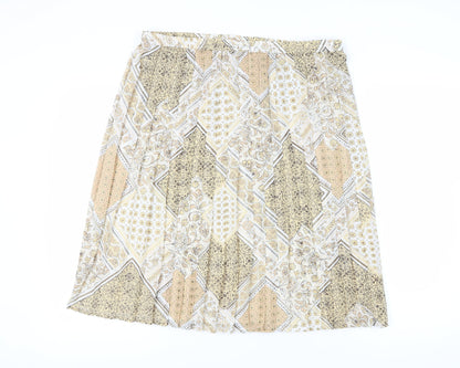 Eastex Women's Multicoloured Polyester Skirt Size 18