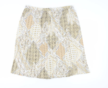 Eastex Women's Multicoloured Polyester Skirt Size 18