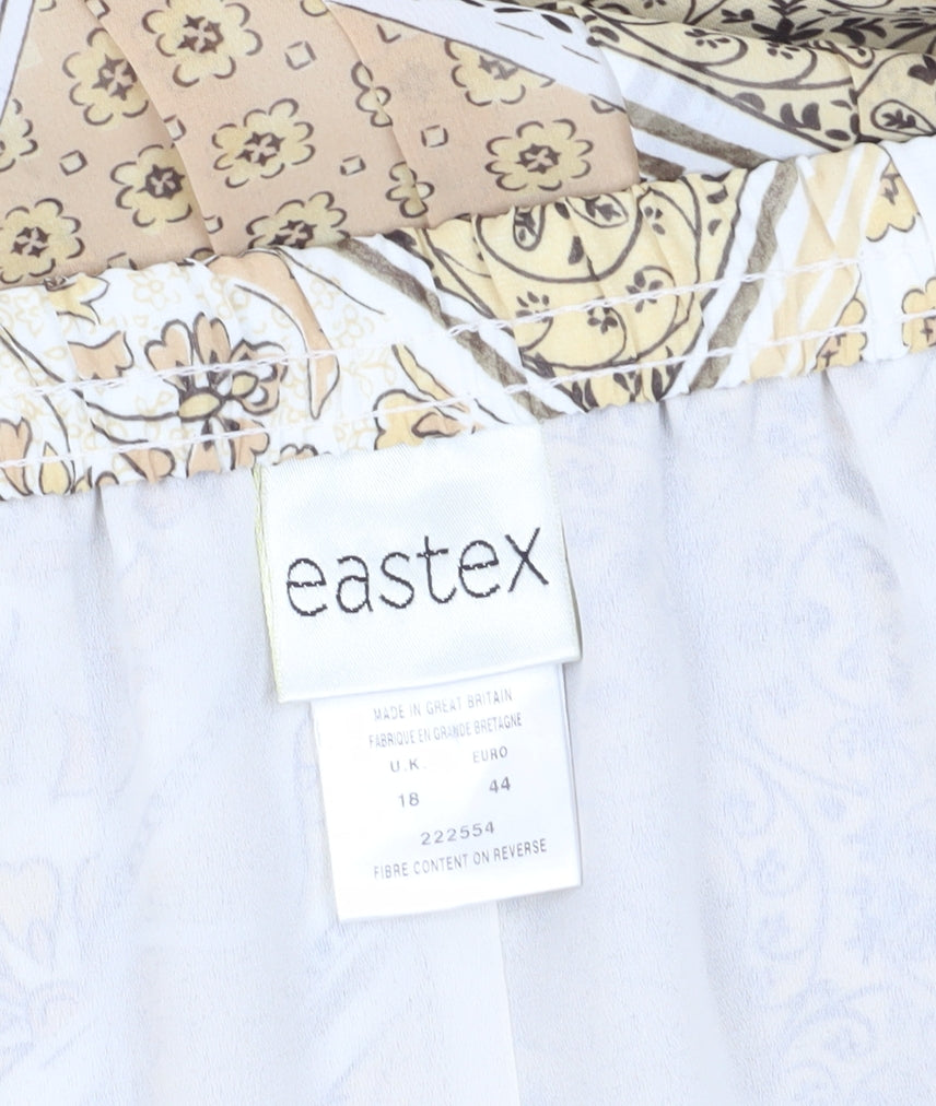 Eastex Women's Multicoloured Polyester Skirt Size 18