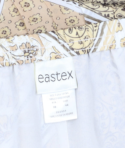 Eastex Women's Multicoloured Polyester Skirt Size 18