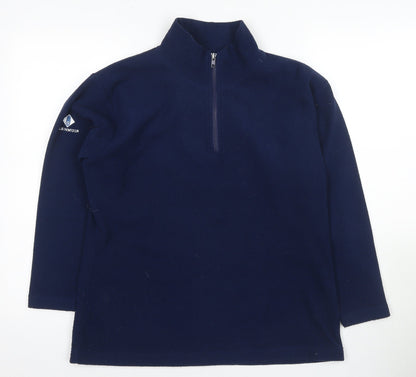Glenmuir Unisex Blue 1/2 Zip Sweatshirt M