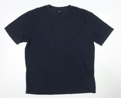 Mens UK Size XL HUGO BOSS Blue  T-Shirt