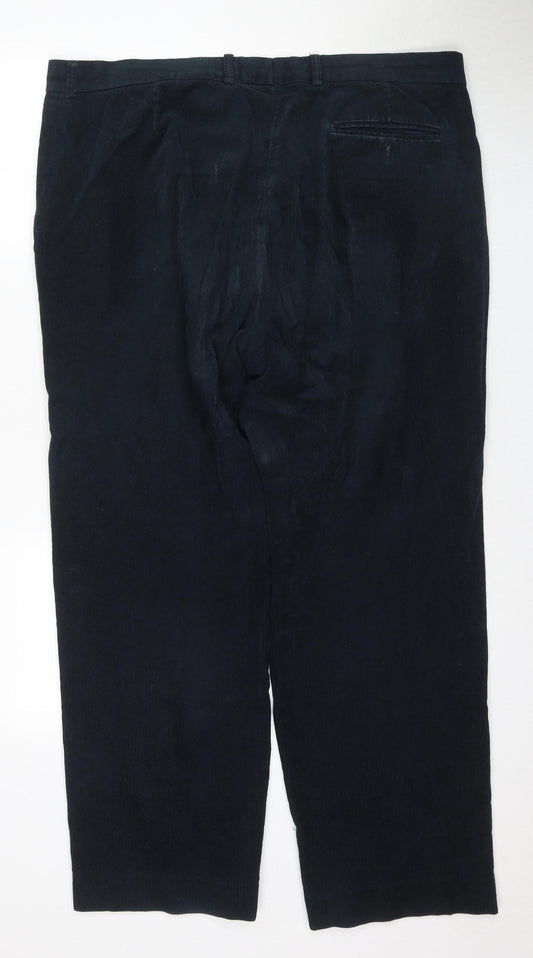 James Pringle Men's Black Corduroy Trousers 42"