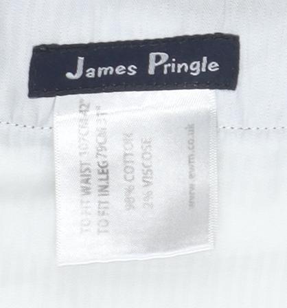 James Pringle Men's Black Corduroy Trousers 42"