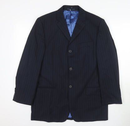 Mens UK Size 38 Daniel Hechter Regular Blue Suit Jacket