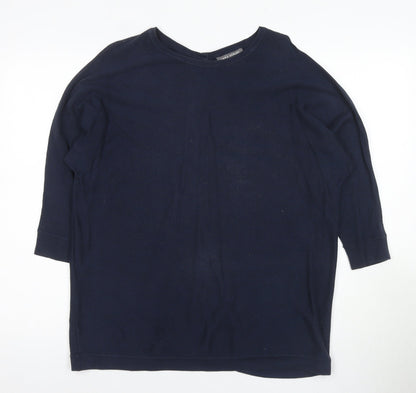 Laura Ashley Women's Blue Cardigan, Size 12, 3/4 Sleeve