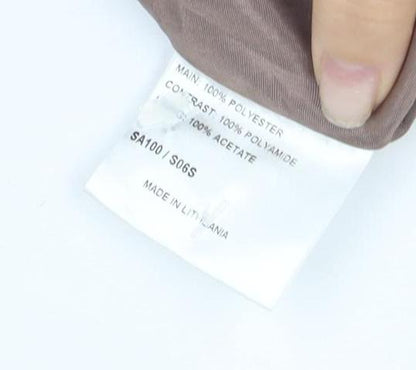 Karen Millen Women's Brown A-Line Skirt Size 14