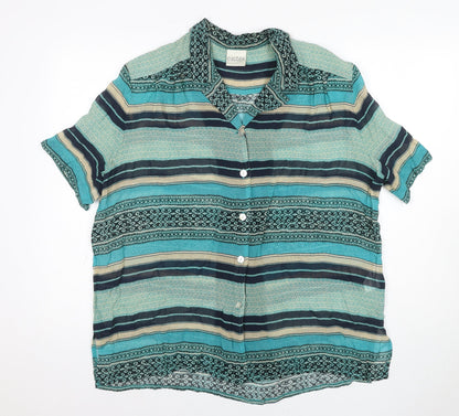 Womens UK Size 16 Eastex Multicoloured  Blouse