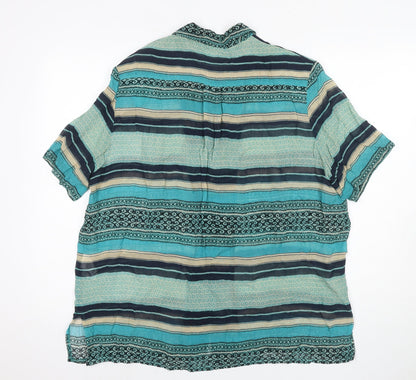 Womens UK Size 16 Eastex Multicoloured  Blouse
