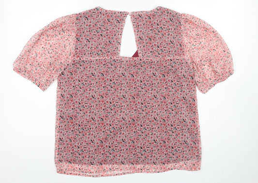 Jacqueline de Yong Floral Blouse Multicoloured Size 10