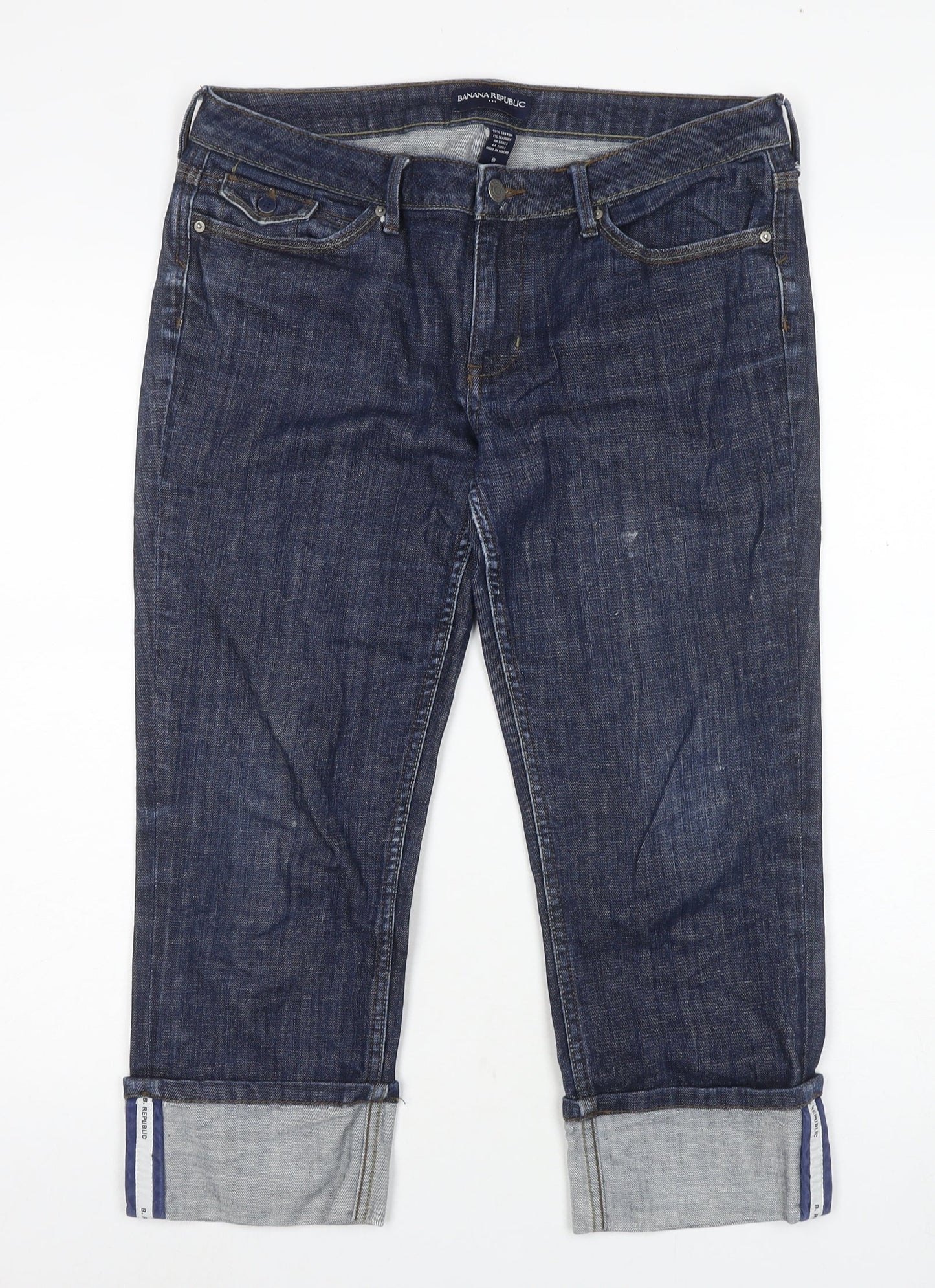 Banana Republic Women's Blue Straight Jeans, Size 8