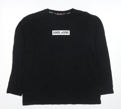Kangol Sport Men's Black Long Sleeve T-Shirt M