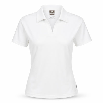 Womens UK Size XL Trespass White Basic Polo