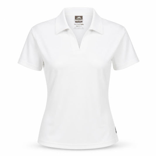 Womens UK Size XL Trespass White Basic Polo