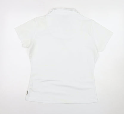 Womens UK Size XL Trespass White Basic Polo