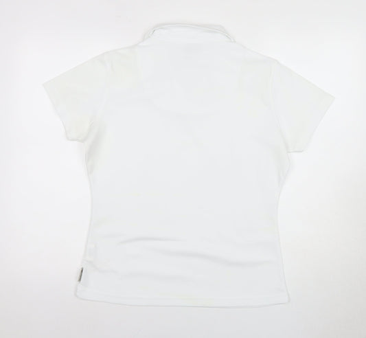 Womens UK Size XL Trespass White Basic Polo