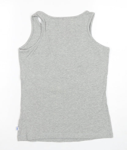 Womens UK Size 10 adidas Grey Basic Tank